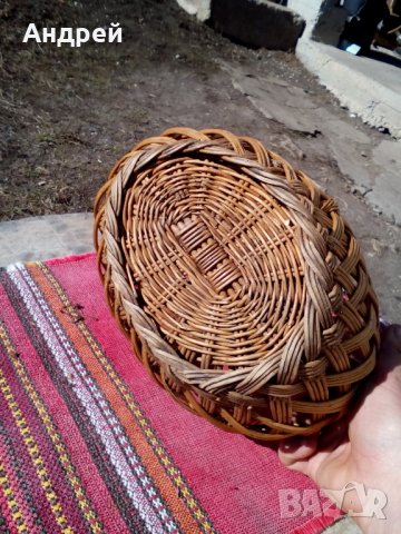 Старинна кошница #6, снимка 6 - Антикварни и старинни предмети - 24422826