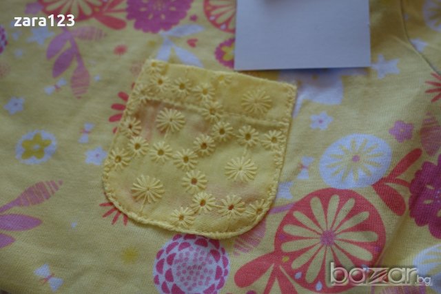 нова рокля Vertbaudet, 5-6г/114см, снимка 6 - Детски рокли и поли - 21288993