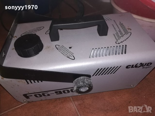 cloud night fog-900-профи дискотечно оборудване-внос швеицария, снимка 6 - Ресийвъри, усилватели, смесителни пултове - 21996009