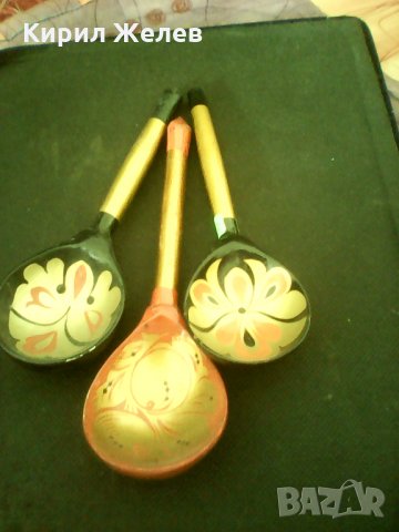 Дървени лъжици 49 , снимка 5 - Антикварни и старинни предмети - 24042492