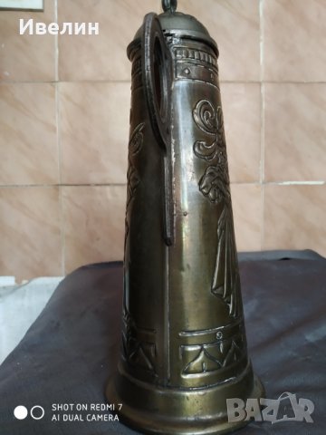 стара метална кана, снимка 4 - Антикварни и старинни предмети - 25852649