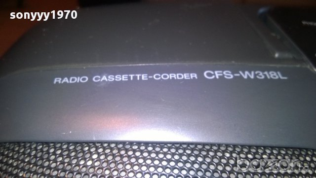 sony cfs-w318l-stereo cassette corder-внос швеицария, снимка 15 - Ресийвъри, усилватели, смесителни пултове - 11782574