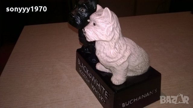 black&white scotch wisky-15x15x9см-внос франция, снимка 6 - Колекции - 22598009