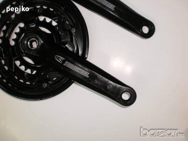 Продавам колела внос от Германия Комплект НОВИ курбели bicycle parts Crankset sunwheel, снимка 4 - Части за велосипеди - 10600221