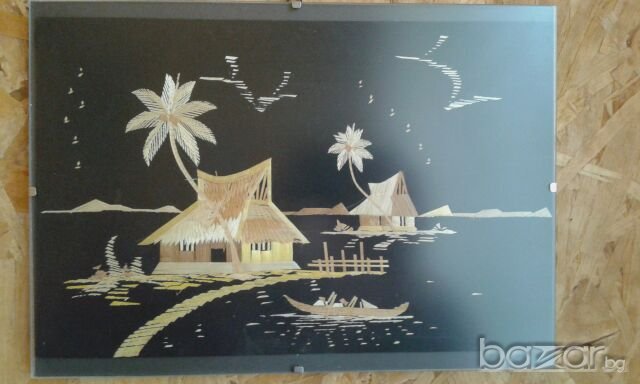 Интарзия на плат., снимка 5 - Картини - 19979660