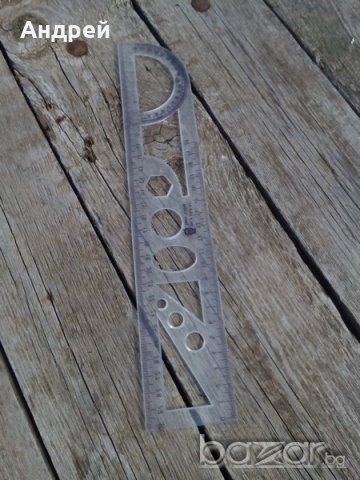 Стара линия за измерване, снимка 3 - Антикварни и старинни предмети - 19333300