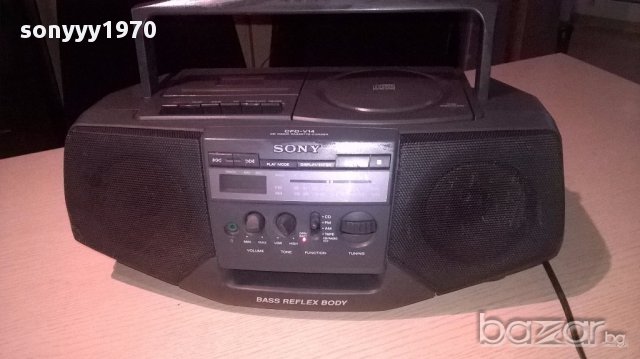 sony cfd-v14 cd/radio cassette corder-внос швеицария, снимка 9 - Ресийвъри, усилватели, смесителни пултове - 12794227