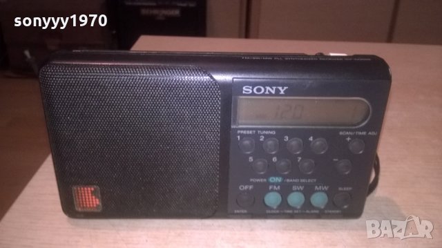 sony icf-m300s receiver-made in japan-внос швеция, снимка 12 - Радиокасетофони, транзистори - 25452626