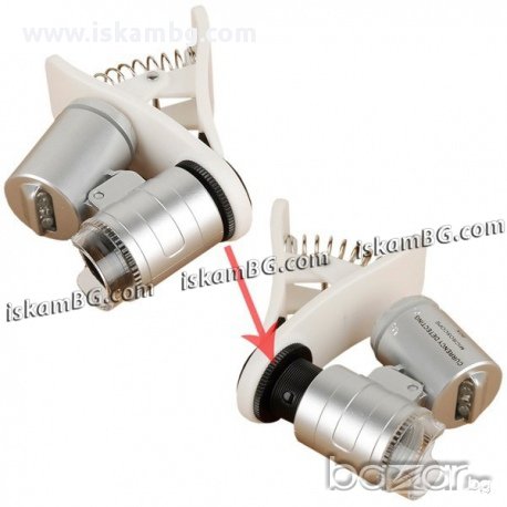 Микроскоп за телефон с увеличение 60х - код 1178, снимка 2 - Калъфи, кейсове - 13703617