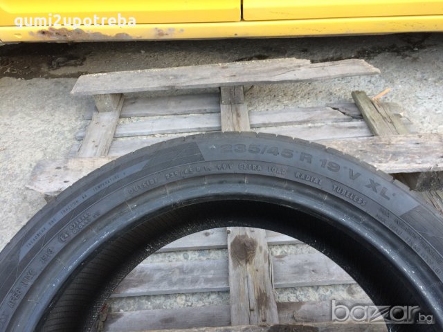  235/45/19 Континентал СпортКонтакт 2013г! 5,5мм! ЕДИНИЧКА! , снимка 5 - Гуми и джанти - 21232602