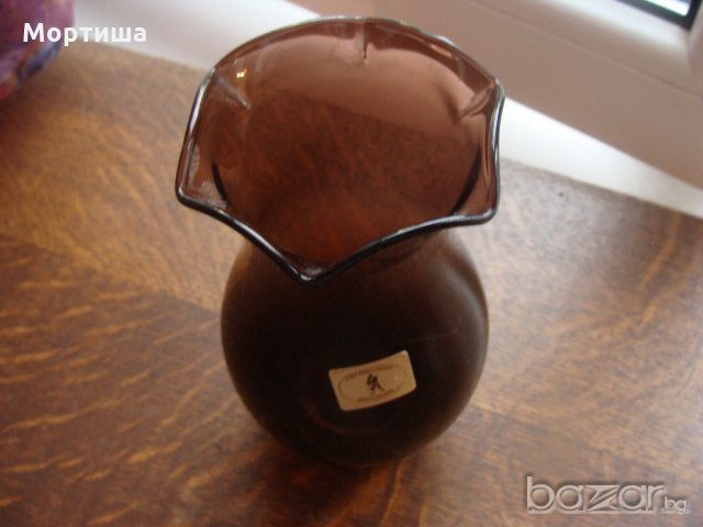  Винтидж кристална ваза, снимка 3 - Вази - 18466198