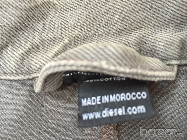 DIESEL дамско дънково яке, оригинално, размер М slim fit, снимка 3 - Якета - 11057841