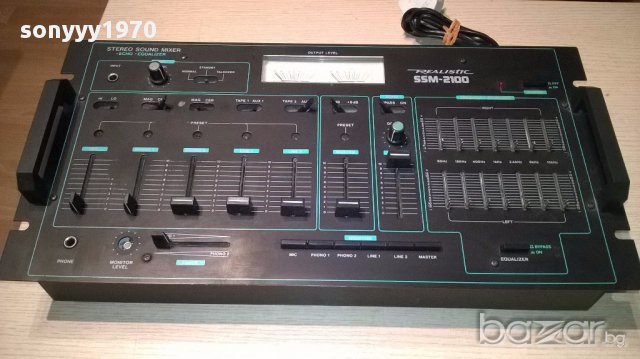 realistic mixer-внос англия, снимка 3 - Ресийвъри, усилватели, смесителни пултове - 14583526