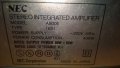nec a800e stereo amplifier-400watts-made in japan-внос швеицария, снимка 7