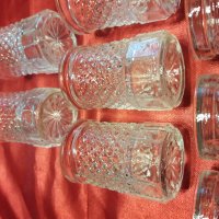 Ретро кристални чашки, снимка 2 - Чаши - 25035711