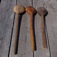 Старинна Дървена Лъжица,лъжици, снимка 5 - Антикварни и старинни предмети - 16573557