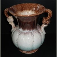 Голяма и красива керамична ваза с формата на амфора, снимка 2 - Вази - 22895119