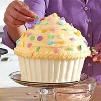 Giant Cupcake  огромна силиконова  форма за Къпкейк  кекс мъфин торта, снимка 7 - Форми - 16275803