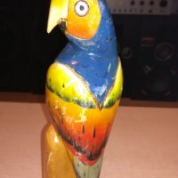 ретро колекция-папагал-дърво/лак-33х10см-внос франция, снимка 16 - Антикварни и старинни предмети - 20245035