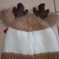 Зимна шапка за мъниче - размер 5-6 год, снимка 2 - Шапки, шалове и ръкавици - 23025275