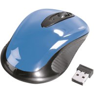 Безжична оптична мишка Hama (3 бутонна с нано приемник,синя)+ Батерии, снимка 8 - Клавиатури и мишки - 12877899