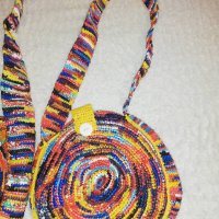 Ръчно плетени артикули от найлонови торбички, снимка 1 - Други - 24869364