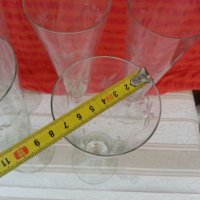 Стъклени чаши гравирани , снимка 9 - Антикварни и старинни предмети - 22999919