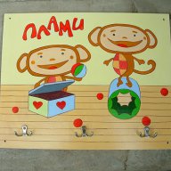 детски  рисувани закачалки, снимка 12 - Мебели за детската стая - 9827561
