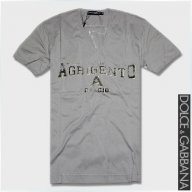 D&G Dolce and Gabbana Sicilia Agrigento Calcio Мъжка Тениска size 46 (S), снимка 2 - Тениски - 6439433