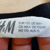 H&M тениска с пайети 100% памук, снимка 5 - Тениски - 24819475
