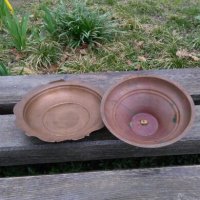Медна чиния с капак, снимка 5 - Антикварни и старинни предмети - 24796632