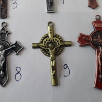 Метални релефни детайлни кръстове-1, снимка 7 - Колиета, медальони, синджири - 23383417