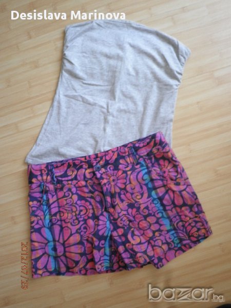 Къси панталонки+топ H&M, снимка 1