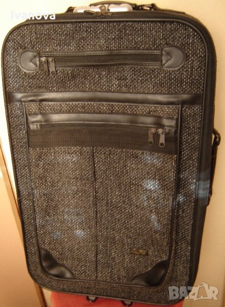 Голям италиански куфар – Ренцо Мети в сиво, снимка 1