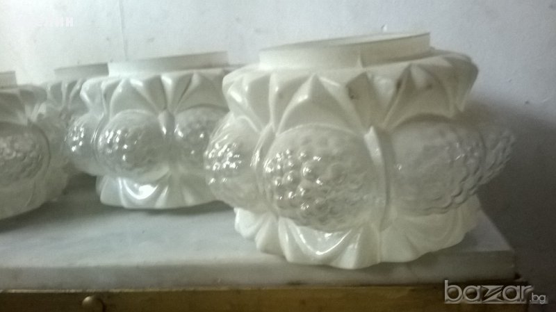 три стъкла за нощна лампа,полилей, снимка 1