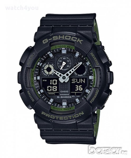 НОВ CASIO G-SHOCK GA-100L-1A КАСИО GA-100L, снимка 1