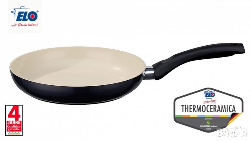 Керамичен тиган ELO Pure lvory Thermoceramica / 24sm, снимка 1