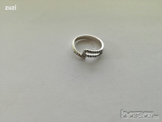 Сребърен пръстен  с цирконий - сребро проба 925 , снимка 3 - Пръстени - 21031314