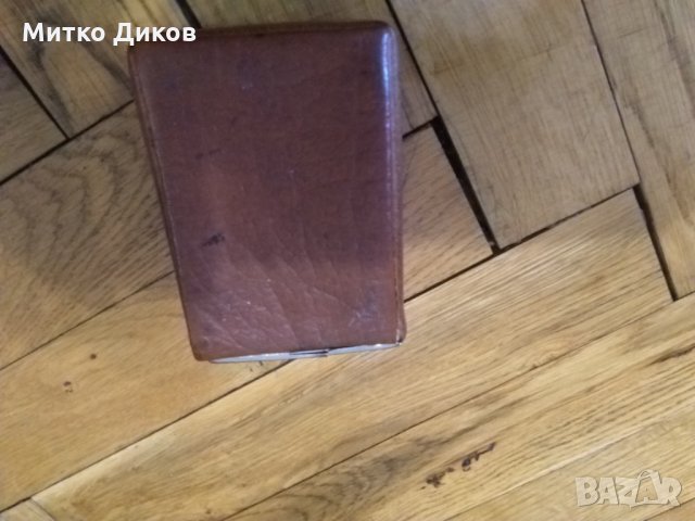 Полско калъвче за цигари естествена кожа с метална затварачка, снимка 3 - Табакери - 25367483