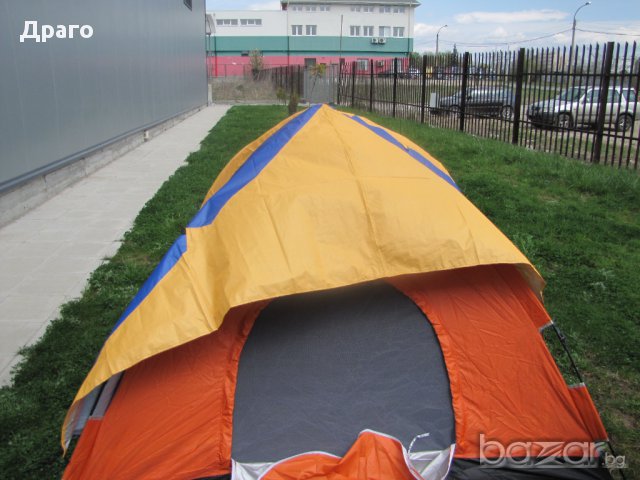 Нова двуслойна палатка с чадъръчно лесно отваряне за 3 човека , снимка 4 - Палатки - 11726757