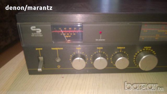 schnеider team 200r-hi-fi concept-stereo receiver-53/37/13см-нов внос от швеицария, снимка 15 - Ресийвъри, усилватели, смесителни пултове - 8337048