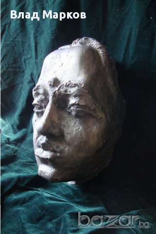 Скулптура женско лице-от социализма!, снимка 3 - Антикварни и старинни предмети - 17953372