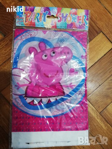 Пепа пиг Pig Peppa найлонова покривка за парти рожден ден, снимка 2 - Покривки за маси - 18367330