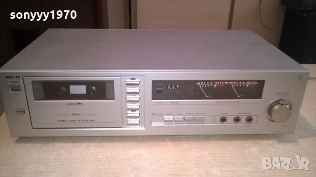 philips f612100-stereo deck-made in belgium-внос швеицария, снимка 5 - Декове - 22338056