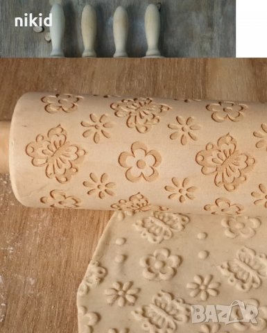 Великденска дървена Точилка Великденски мотиви за тесто бисквитки фондан декор, снимка 3 - Други - 24186590