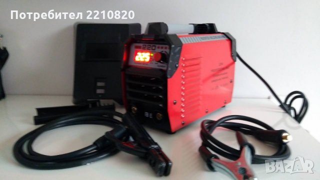 ПРОМОЦИЯ! 220 Ампера-Професионален инверторен електрожен -MMA IGBT 220А