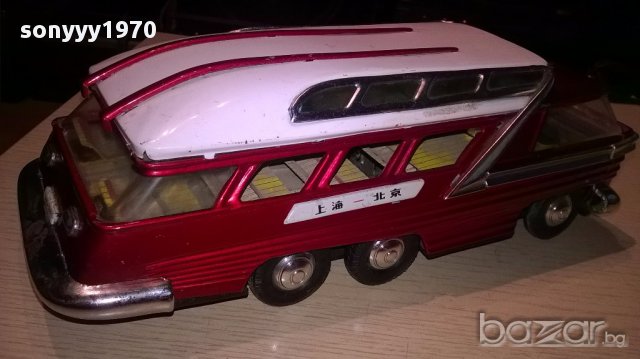 Ретро/колекция автобус-метален 30/12/10см-внос швеицария, снимка 4 - Антикварни и старинни предмети - 15322740