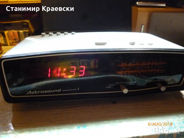 Astrosound Electronic 2 - radio clock alarm 71 vintage - финал, снимка 1 - Други - 22425078