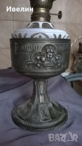 газова /газена/ лампа арт нуво, снимка 2 - Антикварни и старинни предмети - 25317914