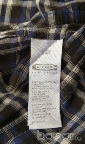 (поръчана)Мъжка риза G star New Officer Shirt - M, снимка 5 - Ризи - 20454359